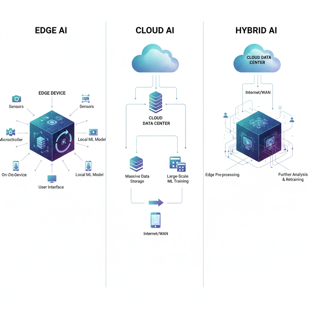 Structure of Edge AI and Cloud AI
