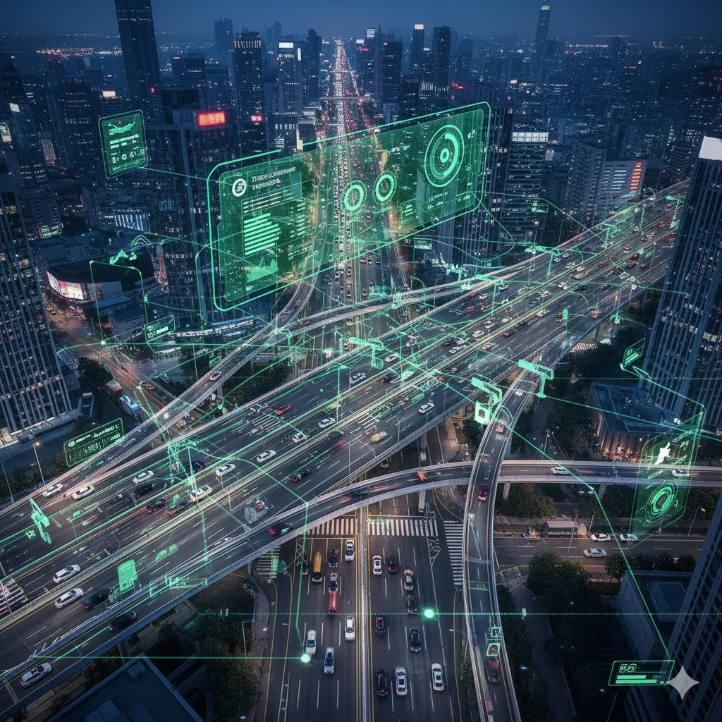 Smart City's Traffic Management with Edge AI